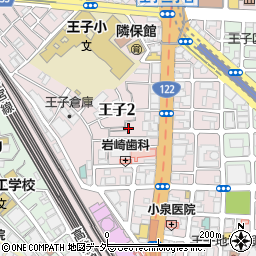 東京都北区王子2丁目15-2周辺の地図