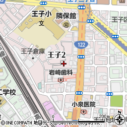 東京都北区王子2丁目15-3周辺の地図