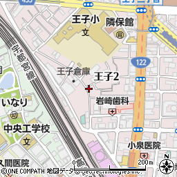東京都北区王子2丁目10-2周辺の地図