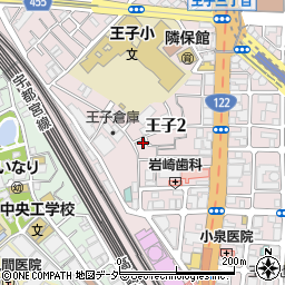 東京都北区王子2丁目10-3周辺の地図