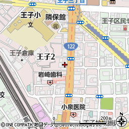 東京都北区王子2丁目15-10周辺の地図
