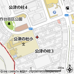 千葉県成田市公津の杜3丁目4-25周辺の地図