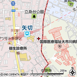千葉県松戸市下矢切105周辺の地図