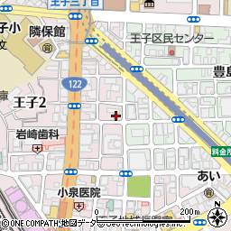 東京都北区王子2丁目28-8周辺の地図