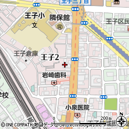 東京都北区王子2丁目15周辺の地図