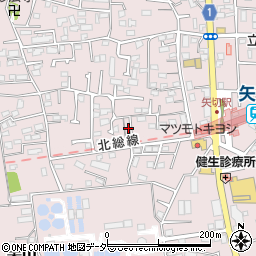 千葉県松戸市下矢切155周辺の地図