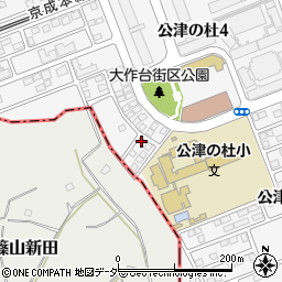 千葉県成田市公津の杜5丁目16-4周辺の地図