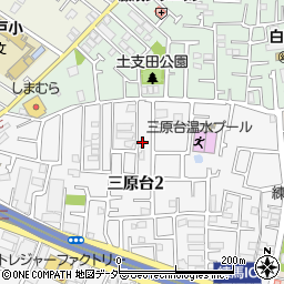 東京都練馬区三原台2丁目11-15周辺の地図