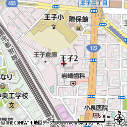 東京都北区王子2丁目10-5周辺の地図