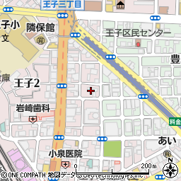 東京都北区王子2丁目28周辺の地図