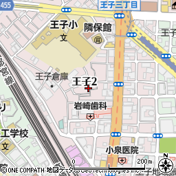 東京都北区王子2丁目10-10周辺の地図