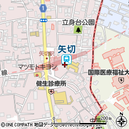 千葉県松戸市下矢切117周辺の地図