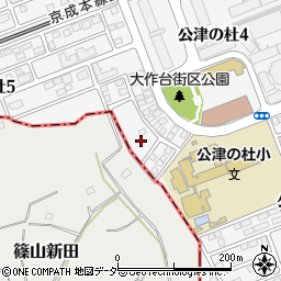 千葉県成田市公津の杜5丁目18-10周辺の地図