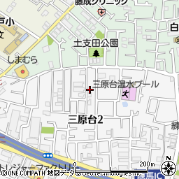 東京都練馬区三原台2丁目11-16周辺の地図