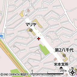 千葉県八千代市米本団地周辺の地図