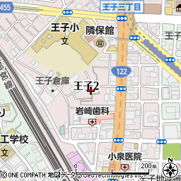 東京都北区王子2丁目10-7周辺の地図