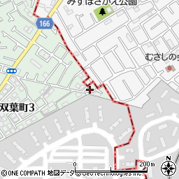 東京都羽村市双葉町3丁目12-17周辺の地図
