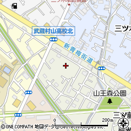 東京都武蔵村山市三ツ藤3丁目13周辺の地図