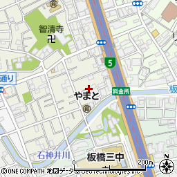 東京都板橋区大和町5周辺の地図