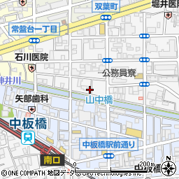 東京都板橋区双葉町13周辺の地図