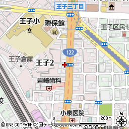 東京都北区王子2丁目15-8周辺の地図