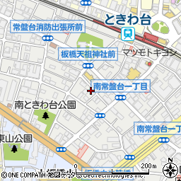 東京都板橋区南常盤台周辺の地図