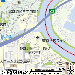東都城北タクシー株式会社　王子営業所周辺の地図