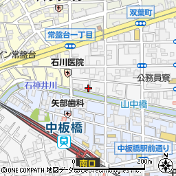 東京都板橋区双葉町14周辺の地図