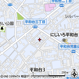 東京都練馬区平和台3丁目25周辺の地図