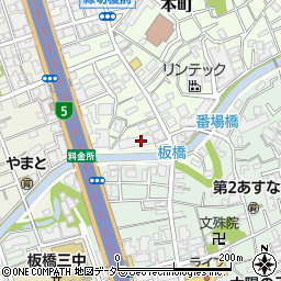 東京都板橋区本町29周辺の地図