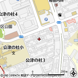 千葉県成田市公津の杜3丁目4-7周辺の地図