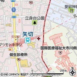 千葉県松戸市下矢切102周辺の地図