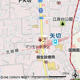 千葉県松戸市下矢切148周辺の地図