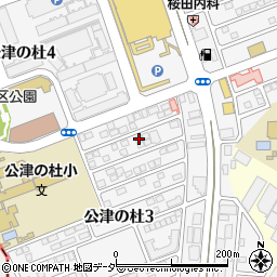 千葉県成田市公津の杜3丁目4-8周辺の地図