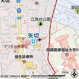 千葉県松戸市下矢切104周辺の地図