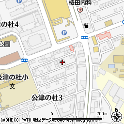 千葉県成田市公津の杜3丁目4-14周辺の地図