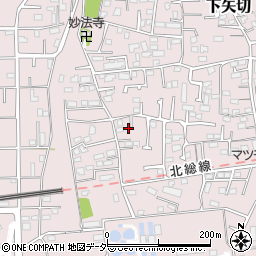 千葉県松戸市下矢切167周辺の地図