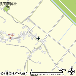 千葉県佐倉市土浮191-2周辺の地図