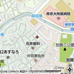東京都板橋区仲宿7周辺の地図