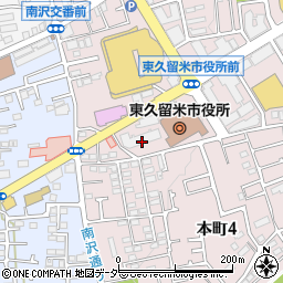 コンファーレ東久留米セントラルアヴェニュー周辺の地図