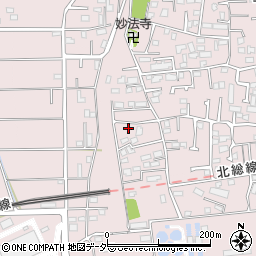 千葉県松戸市栗山168周辺の地図