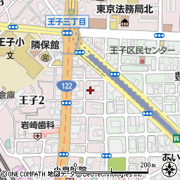 東京都北区王子2丁目25-2周辺の地図
