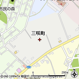 千葉県船橋市三咲町周辺の地図