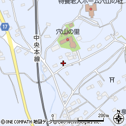 山梨県韮崎市穴山町5187-3周辺の地図