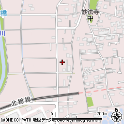 千葉県松戸市栗山605周辺の地図