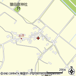 千葉県佐倉市土浮123周辺の地図