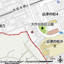 千葉県成田市公津の杜5丁目18-5周辺の地図
