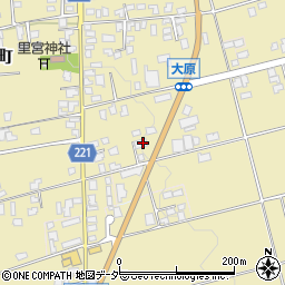株式会社原鉄　駒ケ根営業所周辺の地図