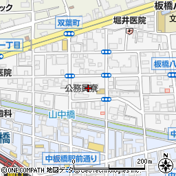 東京都板橋区双葉町17周辺の地図