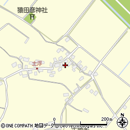 千葉県佐倉市土浮146周辺の地図